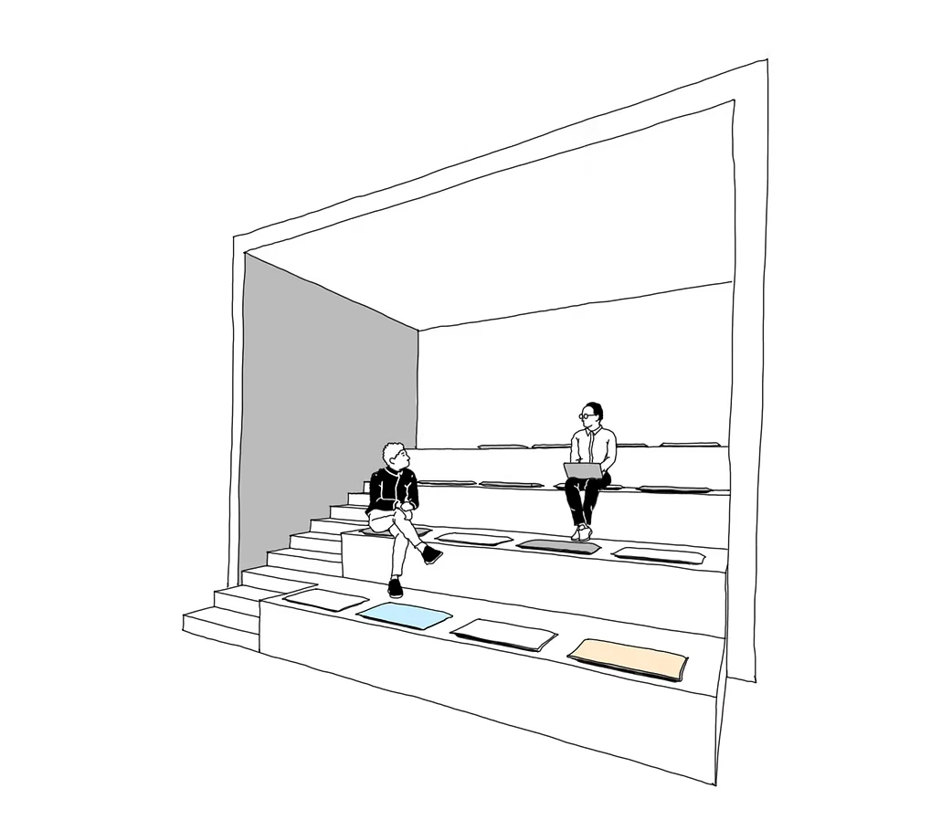 People working together in a flexible Mission 6 workplace